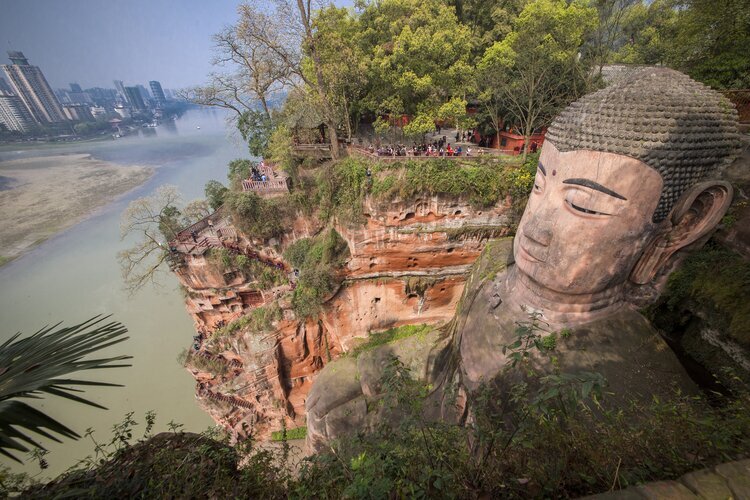 La storia del Buddha Gigante di Leshan