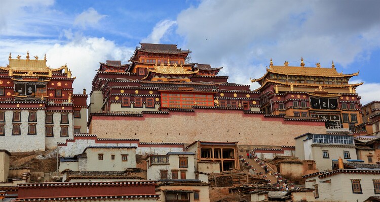 The Main Buildings of Songzanlin Monastery