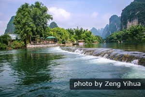 The Yulong River in Yangshuo