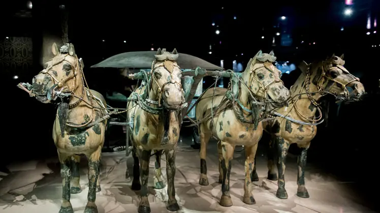 The Terracotta Army, Bronze Chariot, Xian, China
