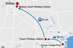 Tianjin To Beijing Map