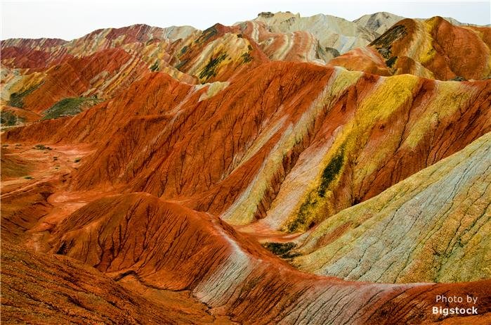 Zhangye Danxia Landform Geological Park, Chinese Rainbow Mountains in ...