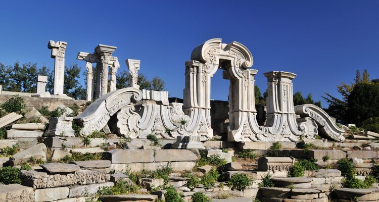 el Yuanmingyuan (Antiguo Palacio de Verano de Pekín)