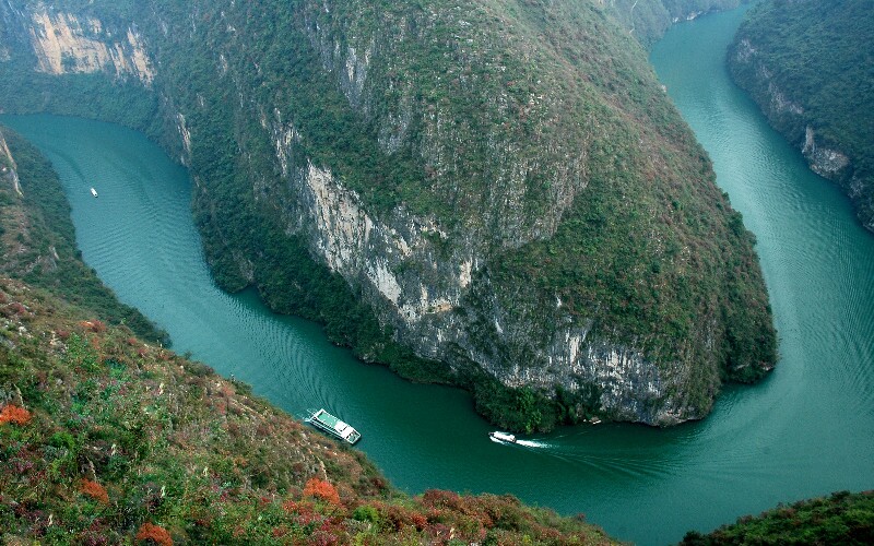 The Three Gorges on the Yangtze River