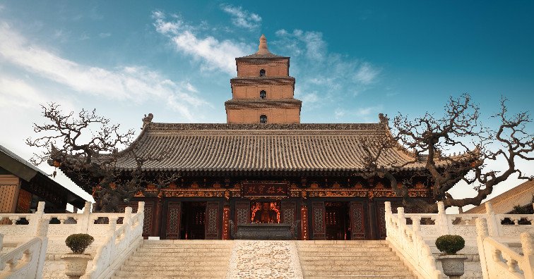 la grande pagode de l'Oie sauvage