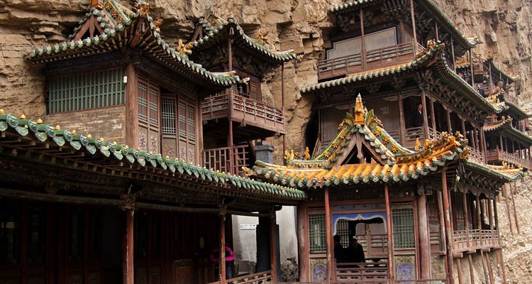 the hanging temple