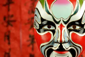 The mask of Beijing Opera