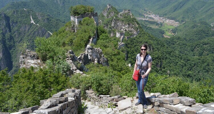 Jiankou Great Wall in summer