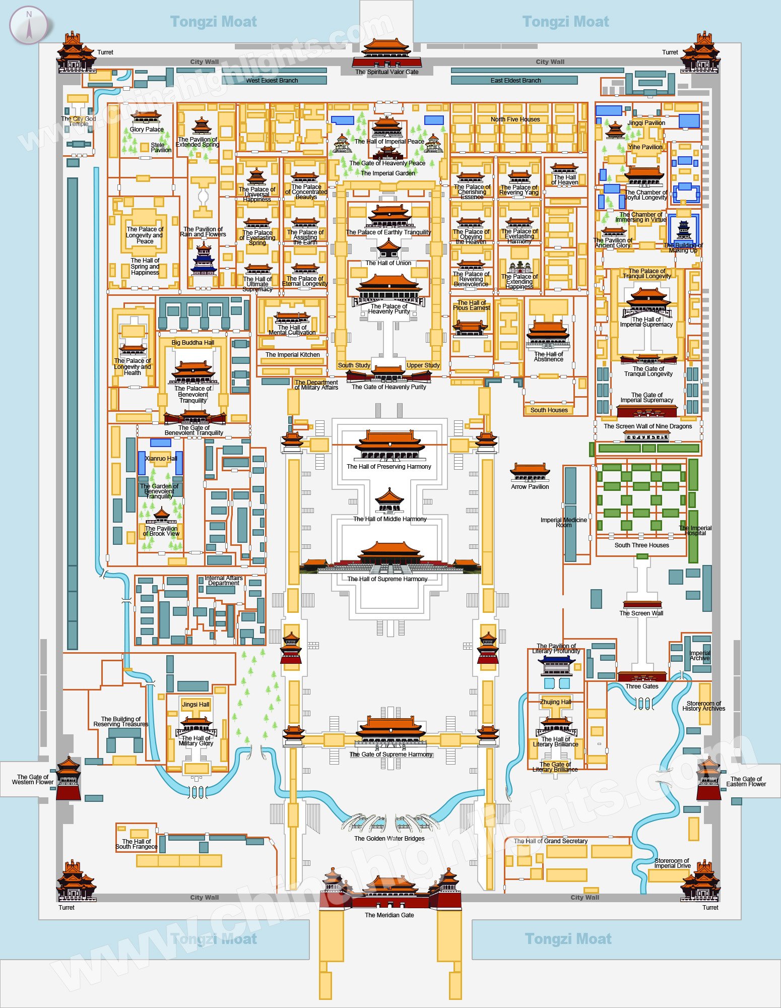 forbidden city world map