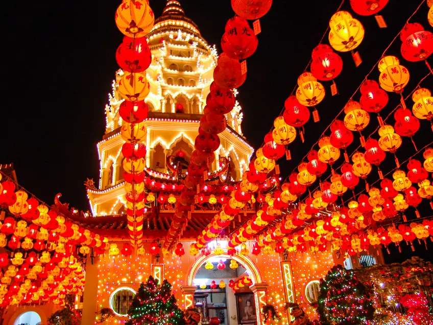 chinese lantern christmas lights