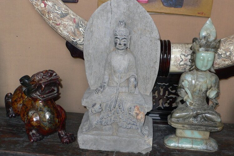 The Buddhist statues