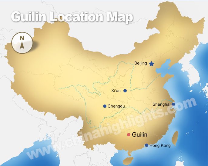 Where Is Guilin In China Map - Map of world