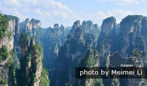 Zhangjiajie l’un des plus beau site naturel en Chine