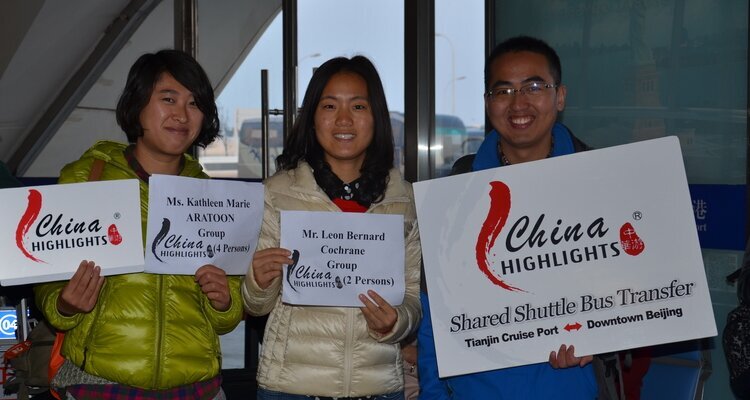 Our tour guide will meet you at the station, airport or pier