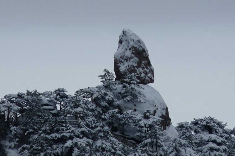Снежные пейзажи в китайском стиле
