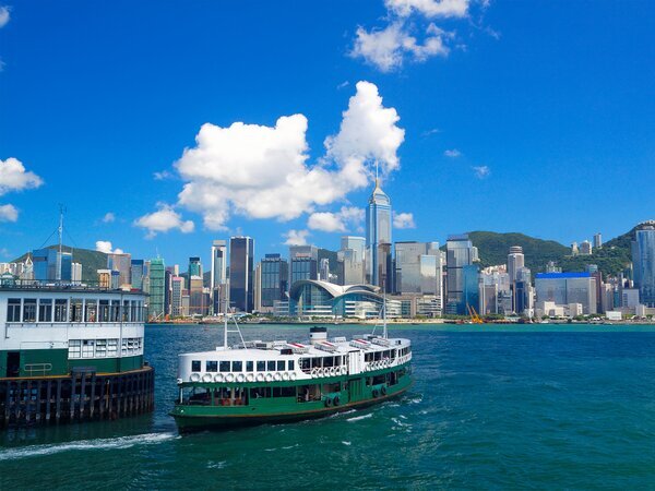Skyline di Hong Kong