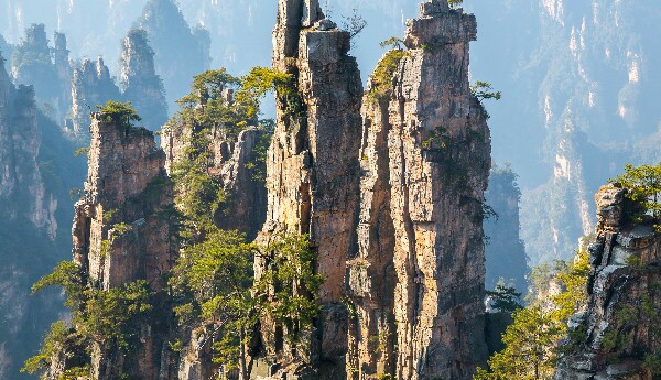 Zhangjiajie National Forest Park, in Wulingyuan Scenic Area