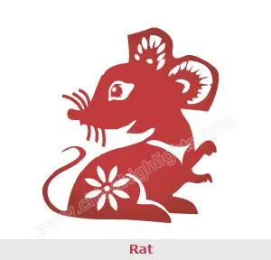 chinese rat clipart