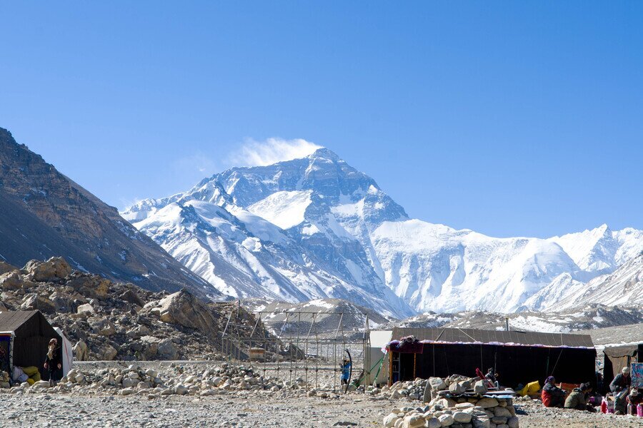 Camp de base nord de l’Everest