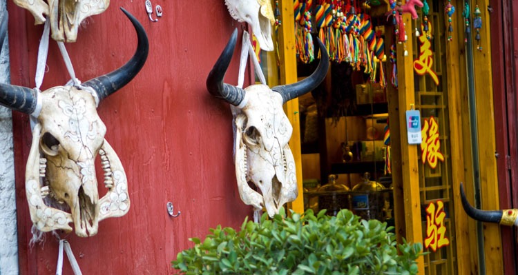 Shopping in Barkhor Street