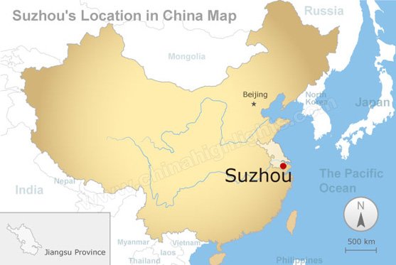 localizaÃ§Ã£o de suzhou na china