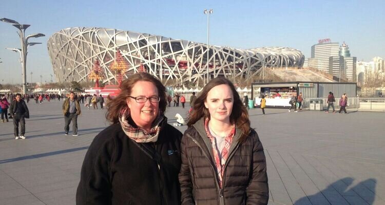 Our guests visited Bird's Nest Stadium