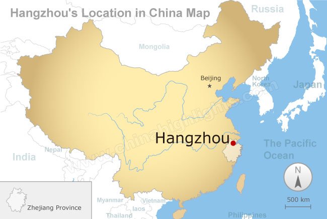 Hangzhou Maps Hangzhou Attraction Map