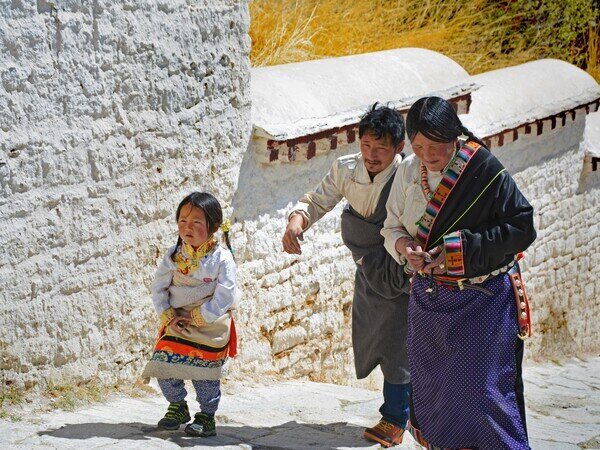 Peregrinos tibetanos