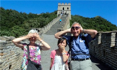 visit the great wall with kids