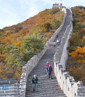Grande Muraille de Jinshanling en octobre