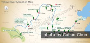 Yellow River Attraction Map