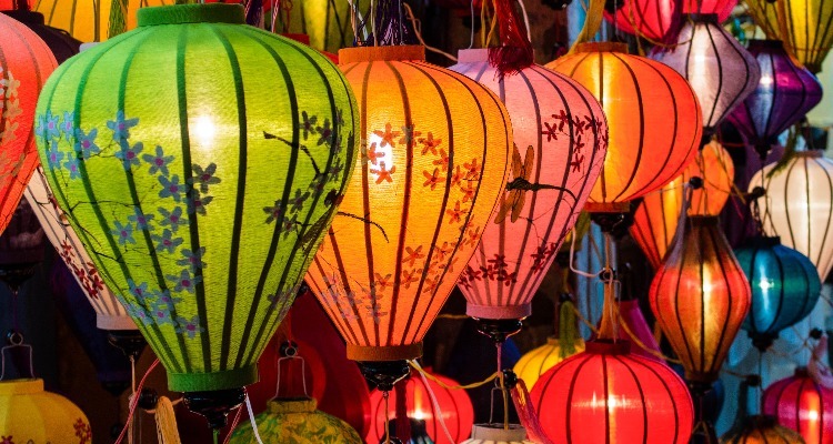 mid autumn festival lanterns in vietnam