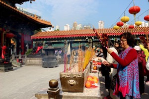 Wong Tai Sin Temple in Hong Kong