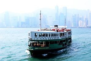 layover in Hong Kong to take a star ferry