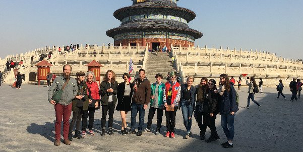 Grupo en el Templo de Cielo