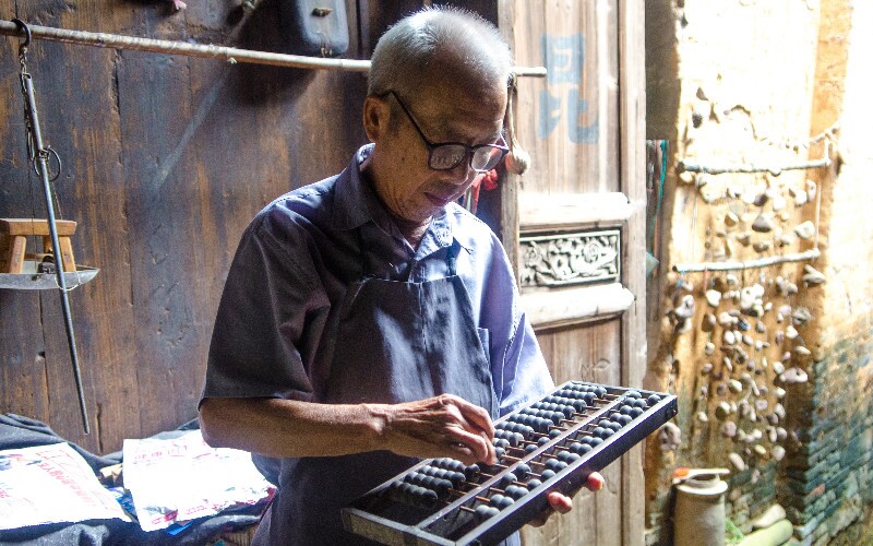 wooden abacus history