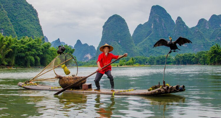 Bamboo Rafting in Xingping