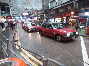 Hong Kong taxis