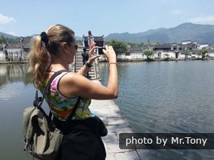 Assurez-vous de planifier dans les meilleurs endroits pour les photos / paysages dans le pittoresque Hong Village, près des Montagnes Jaunes.