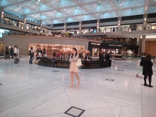 The Landmark Mall's main lobby