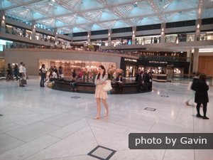 The Landmark Mall's main lobby