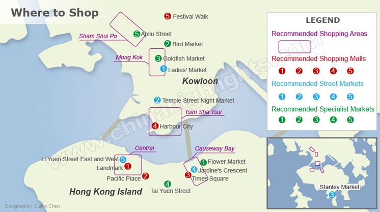 Where to Shop in Hong Kong
