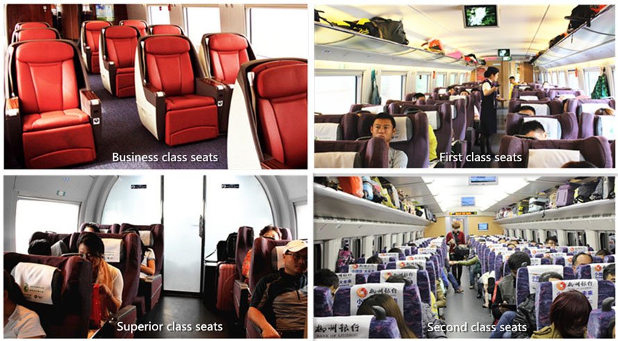 Tipos de clase de asiento