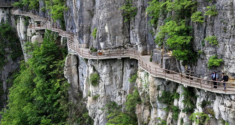 Precipice Plank Road in Enshi Grand Canyon