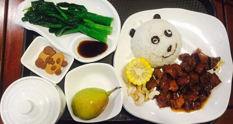 panda canteen in Chimelong