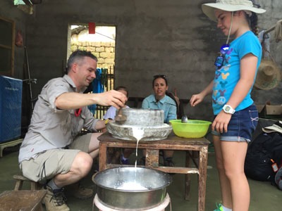visita a un laboratorio di toufu