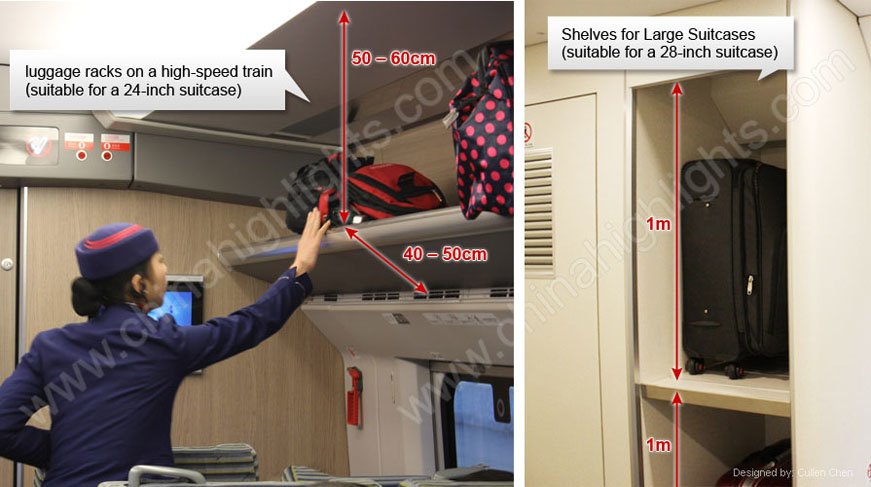 Estantes para maletas grandes