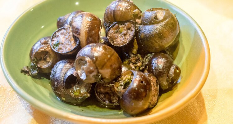 Snail Stuffed with Meat