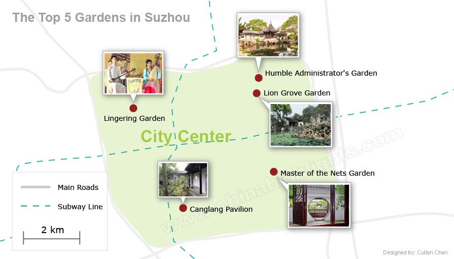 Les 5 plus beaux jardins classiques de Suzhou