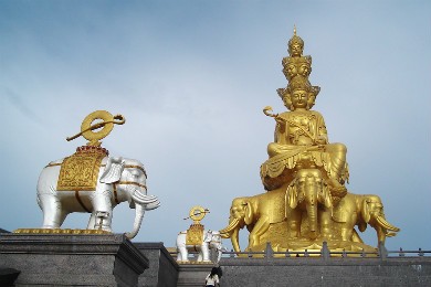 Храм Цзиньдин Jinding Золотая Вершина Эмэйшань